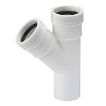 hvid 45 40-40mm grenrr pp wafix wavin