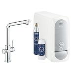 krom l-tud kit starter køler med køkkenarmatur home blue grohe