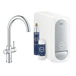 krom c-tud kit starter køler med køkkenarmatur home blue grohe