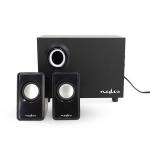 volumenkontrol drevet usb mm 5 3 1x indgang tilslutninger w 33 1 2 pc-højttaler nedis