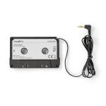 sort m 00 1 kabellngde mm 5 3 kassetteadapter aux audio bil nedis