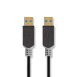 box window anthracite pvc runde m 00 2 guldplateret gbps 5 han usb-a han usb-a 1 gen 2 3 usb usb-kabel