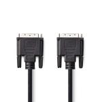 plastikpose sort pvc m 0 10 nikkelplateret 1080p han 1-pin 24 dvi-d han 1-pin 24 dvi-d dvi-kabel