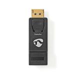 ls euro med box window anthracite abs abs lige guldplateret han hdmi han displayport adapter displayport