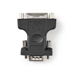 plastikpose sort metal abs stk 1 pakken i produkter antal lige nikkelplateret hun 5-pin 24 dvi-i han vga vga-adapter