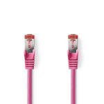 plastikpose pink lszh pvc runde m 0 15 ftp s hanstik 8p8c rj45 hanstik 8p8c rj45 kabel 6 kat