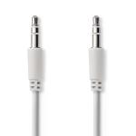 hvid runde m 00 1 nikkelplateret hanstik mm 5 3 hanstik mm 5 3 kabel audio stereo