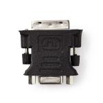box sort pvc lige nikkel hun vga han 5-pin 24 dvi-i dvi-adapter