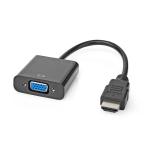 box sort pvc lige m 20 0 nikkelplateret 1080p hunstik mm 5 3 hun mm 5 3 hun vga stik hdmi kabel hdmi