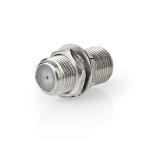 box stk 1 slv metal lige ohm 75 nikkelplateret hun f hun f adapter antenne satellit
