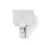 hvid abs splitter hun 6 4 rj11 2x han 6p4c rj11 rj11 type tilslutnings box wall telecom