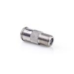 plastikpose stk 10 slv metal lige ohm 75 nikkelplateret hun f quick han f adapter antenne satellit
