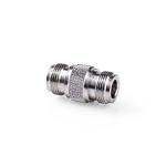 plastikpose stk 10 slv metal lige ohm 75 nikkelplateret hun n hun n adapter antenne satellit