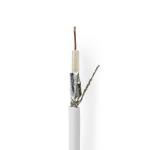 gaveæske hvid pvc runde m 0 25 eca afskærmet dobbelt ohm 75 799 koka kabel coax