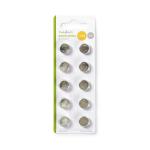 sølv lr1154 card blister stk 10 batterier antal lr44 lr154 alkaline v 50 1 lr44 batteri alkaline