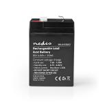 mm 101 mm 47 mm 70 mah 4500 v 6 opladningsbar bly-syre blybatteri genopladeligt nedis