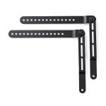 sort stl drejes kan roterede kg 10 et tv p fastmonteret universal beslag soundbar nedis