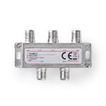 slv zinc ohm 75 impedans 4 output antal 1 input antal db 5 11 mhz 2400 - 5 splitter satellit