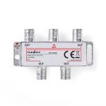 alloy zinc ohm 75 4 output antal db 0 8 indsttelse af tab mhz 1000 - 5 splitter catv