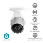 slv hvid ios android nattesyn vdc 12 microsd cloud ip65 1080p hd full wi-fi udendrskamera smartlife nedis