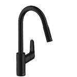 sort mat - udtrækstud med 240 køkkenarmatur focus hansgrohe