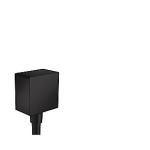 sort mat kontraventil med slangeudtag square fixfit hansgrohe