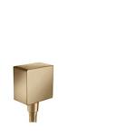bronze brstet slangeudtag square fixfit hansgrohe