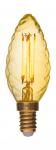 e14 120lm 922 5w 2 gold krystalkerte led danlamp