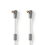 hvid m 00 5 vinklet f-quick-hanstik - vinklet f-quick-hanstik satellitkabel