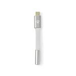 box window cover sølv hvid nylon flettet guldplateret runde m 08 0 hunstik mm 5 3 han type-c usb 0 2 usb usb-adapter