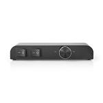 sort aluminium volumenkontrol w 60 kanal pr belastning maksimal ohm 4-16 hjttalerimpedans banan 2-port kontrolboks hjttaler
