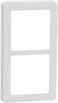 hvid vandret modul 2x1 ramme design 63 base fuga lk