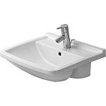wondergliss og hanehul med nedfæld halv til vask 3 starck duravit