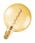 dmpbar guld e27 820 5w spiral globe stor 1906 vintage osram