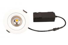 hvid mat - ø95mm lumen 440 3000k 6w led lp sabina - products scan