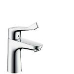krom greb langt ekstra med bundventil uden håndvaskarmatur 100 care focus hansgrohe