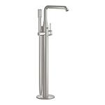 supersteel gulvmonteret kar til armatur essence grohe