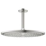 supersteel spray 1 mm 142 loft til st hovedbruser 310mm cosmopolitan rainshower grohe