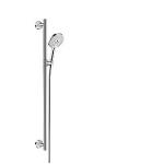 hvid krom jet 3 900mm brusesæt s120 select raindance hansgrohe