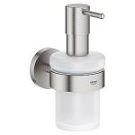 supersteel holder med sbedispenser essentials grohe
