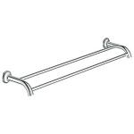 626mm hndkldestang dobbelt authentic essentials grohe