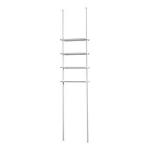 hvid 250cm h 23x54 huller nul hylder 4 med hyldesystem erica2000 p der van