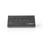 usb 5x gbps 5 drevet usb strømforsyning gen1 2 3 usb 0 qc3 5-port usb-hub