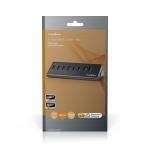 usb 8x gbps 5 drevet usb strømforsyning gen1 2 3 usb 0 qc3 8-port usb-hub