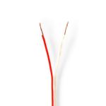 rulle gennemsigtig pvc runde m 0 100 kobber mm 75 0 2x kabel hjtaler