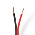 rulle sort rd pvc runde m 0 100 kobber mm 50 2 2x kabel hjtaler