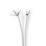 gaveæske hvid runde m 0 50 eca afskærmet dobbelt ohm 75 rg59 kabel combi cat6 coax iec
