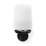 sort stål metal fast kg 2 væg home google mount speaker nedis