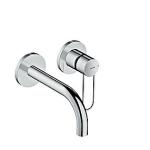 krom tud 165mm indbygning 2-huls væg til håndvaskarmatur uno axor hansgrohe