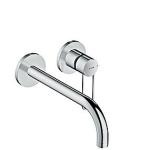 krom tud 225mm bøjlegreb indbygning 2-huls væg til håndvaskarmatur uno axor hansgrohe